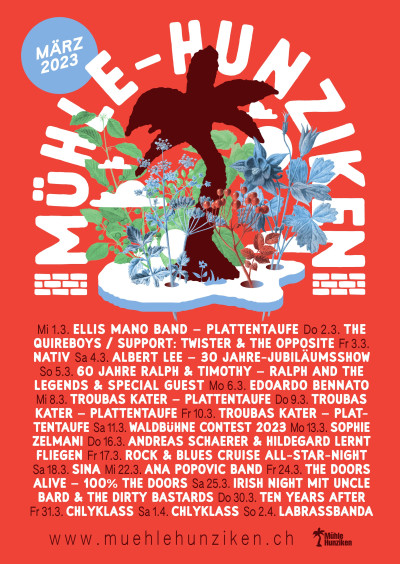 Poster &middot; The Doors Alive &middot; Mühle Hunziken