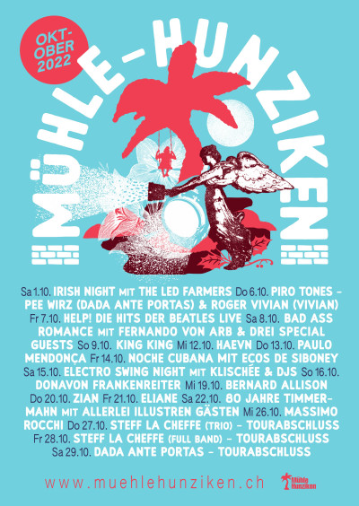 Poster &middot; Donavon Frankenreiter / Support: Christina Holmes &middot; Mühle Hunziken