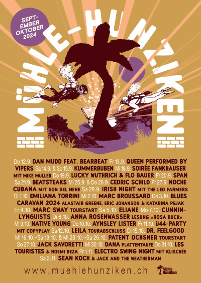 Poster &middot; Ü44-Party mit copyplay &middot; Mühle Hunziken