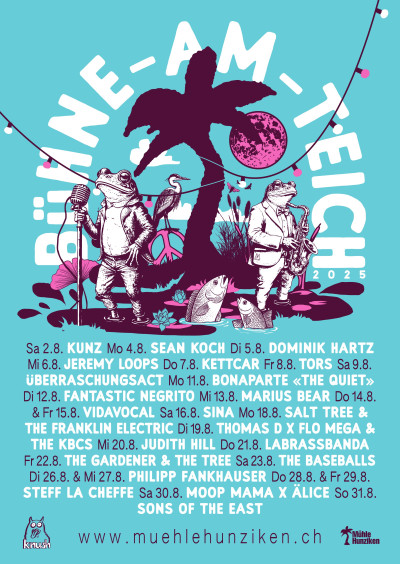 Poster &middot; Steff La Cheffe Openair / Support: Yaëlzoë &middot; Mühle Hunziken